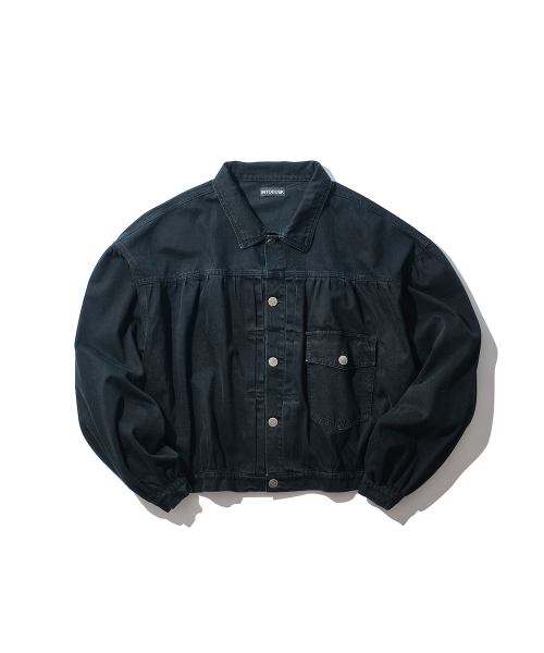 MUSTANG JACKET - WASHED чёрный