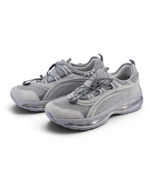Songe Songe X Yase Offset Quick Racer AirSole Sneakers Gray