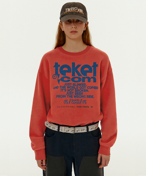 Perspective Sweatshirt Orange