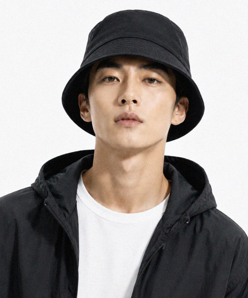 베이직 에센셜 버킷 햇 black