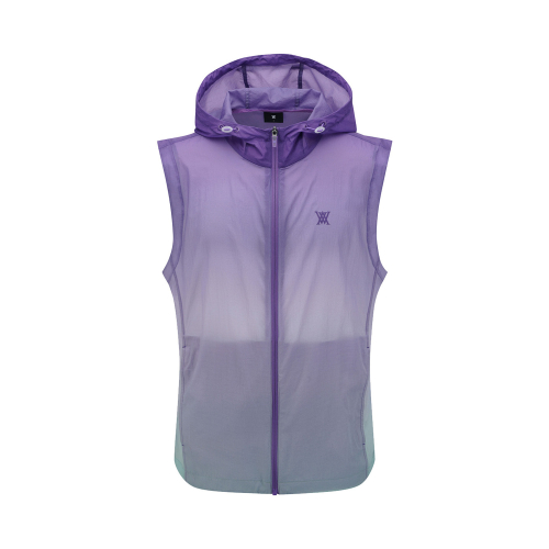 MEN GRADATION HOODED VEST_PP