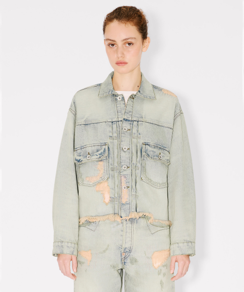 Женская джинсовая куртка Selvedge Dirty Trucker 26SS_K265AWJ102BLX
