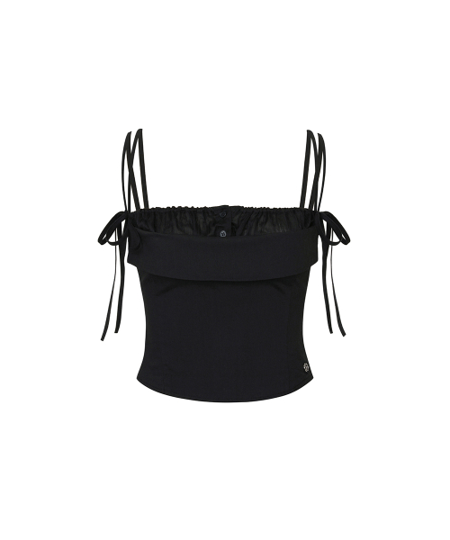 HEART RIBBON TOP (SS ver.) black