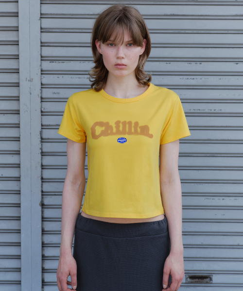 CHILLIN T-SHIRT, YELLOW