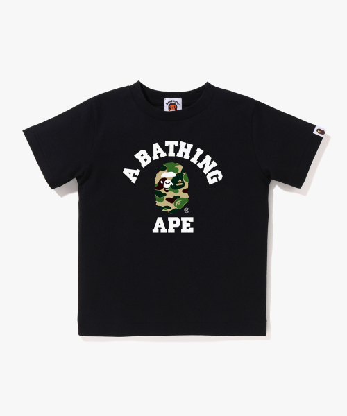 ABC 카모 콜리지 티셔츠(Kids) BLACK/GREEN