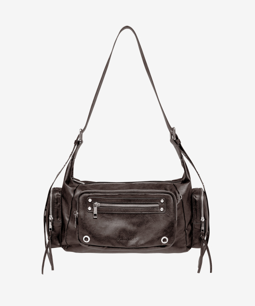 MUSINSA | BLACK PURPLE Maxi Marco Bag_Black