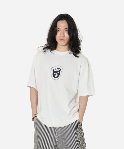 Cracking Sky - Oversized T-Shirt White