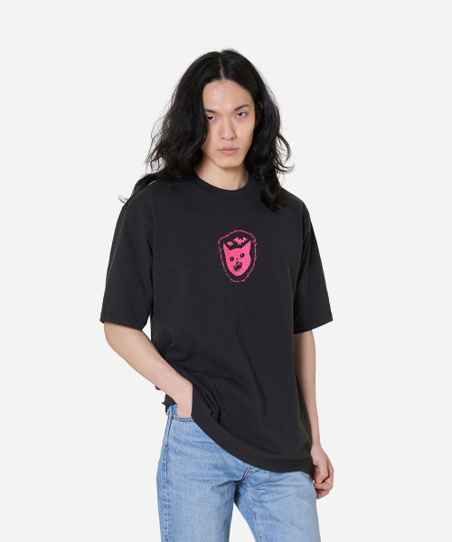 Cracking Sky - Oversized T-Shirt Black