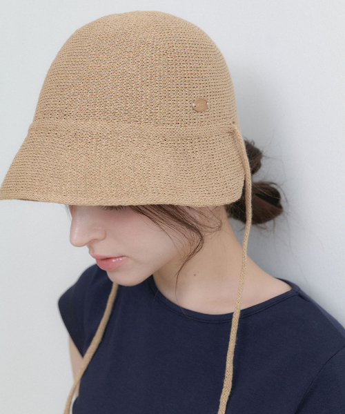string light bucket hat (C080_beige)