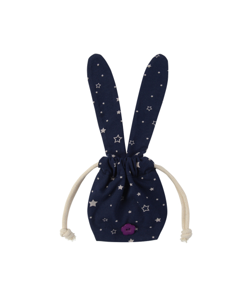 star bunny pouch navy