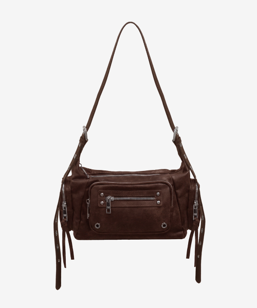 MUSINSA | BLACK PURPLE Marco Bag_Red Brown