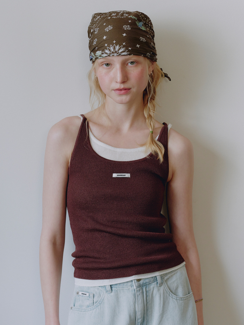 Sleeveless Boat Neck Knit MU2634KV301M