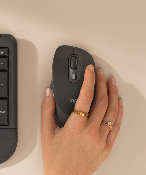 로지텍코리아 공식 M840L 인체공학 무소음 무선 마우스 그라파이트