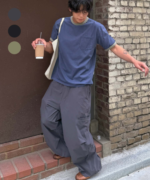 나일론 카고 파라슈트 팬츠(3color)