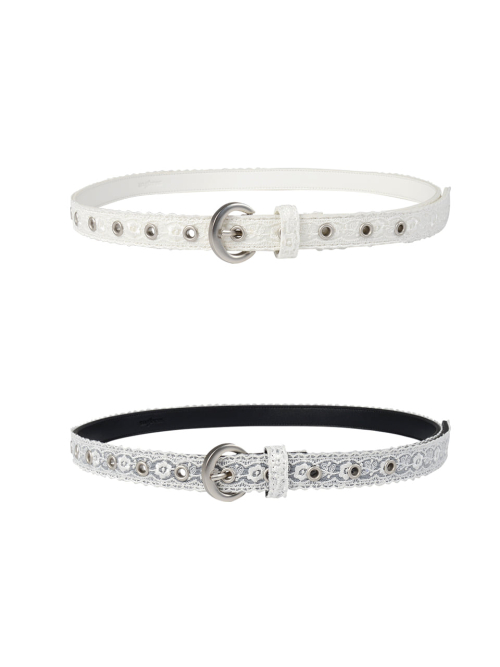 floret lace belt_2 colors