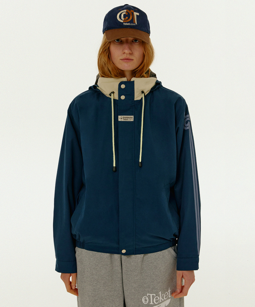 테켓 Focus Cotton Sailing Jacket Navy