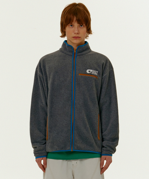 Fish Eyes Fleece Jacket Gray
