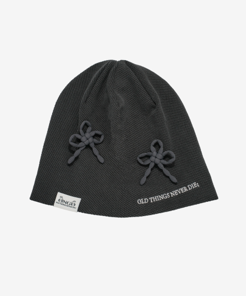 BEANIE WAFFLE [Charcoal]