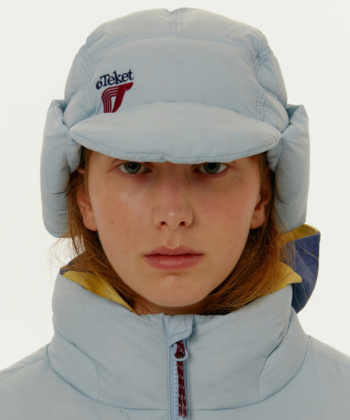 Incur Down Trooper Cap Light Blue