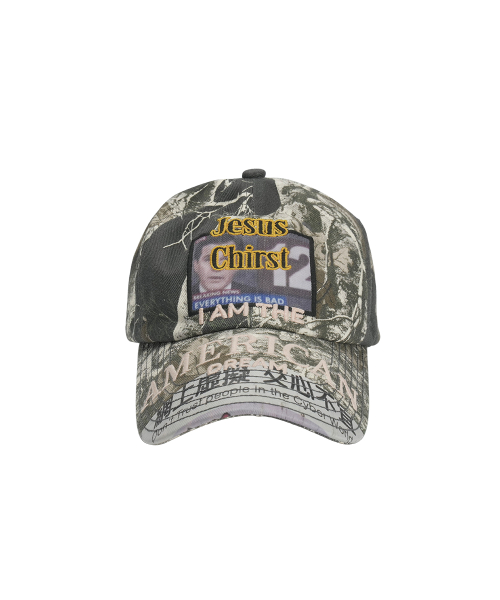 JESUS CHIRST OVERGRAPHIC CAP [REAL TREE]