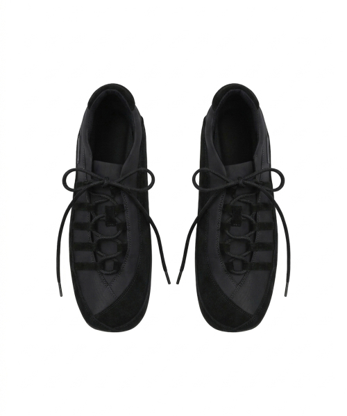 Double strap sneakers BLACK