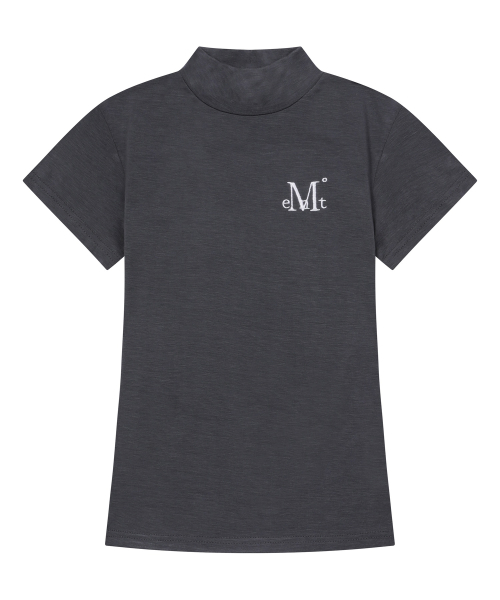 VIOR MOCK NECK HALF T (4COLOR)