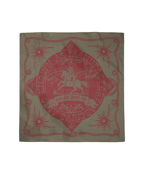 Western Signature Bandana (Olive)
