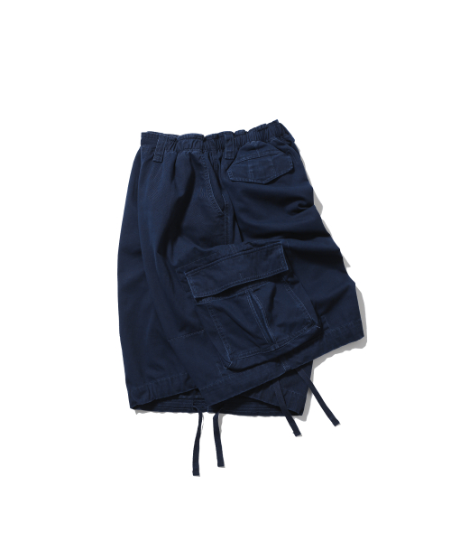 Military Cargo Half Pants - Navy
