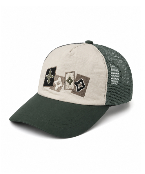 Fragment Symbol Mesh Running Cap - Green