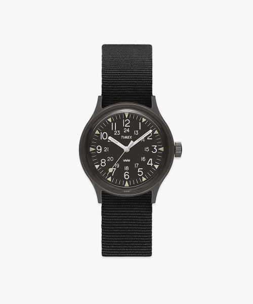 MK1 올블랙 밀리터리 그로그랭 툴워치 36mm