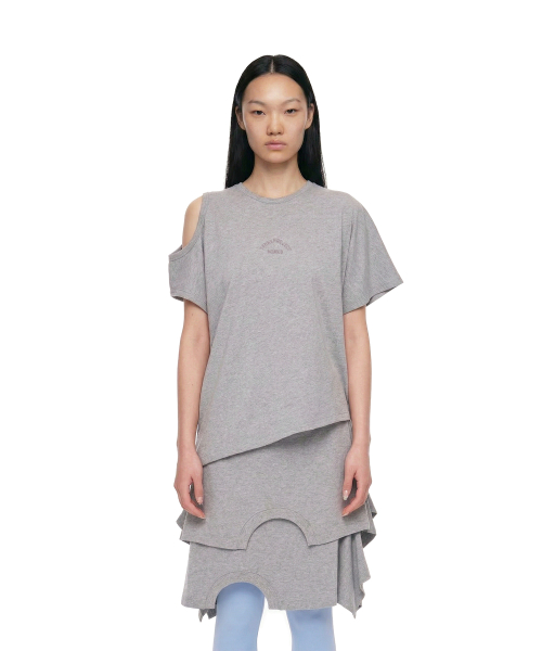 Two-Way Crewneck T-Shirt_Grey