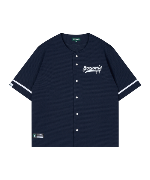 슬로건 베이스볼 져지 [NAVY]