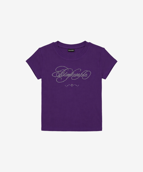 Glitter Flow Tee_ Purple