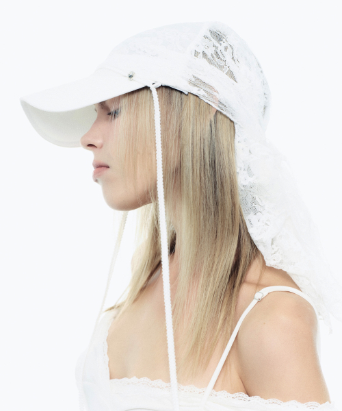 LACE CAP (WHITE)