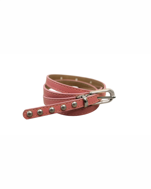 THIN STUD BELT (PINK)