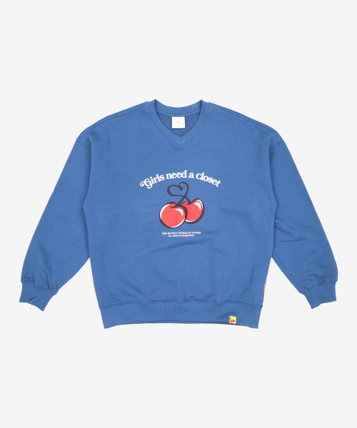 USED] 키르시 X 로맨틱크라운(KIRSH X ROMANTIC CROWN) 맨투맨/스웨트