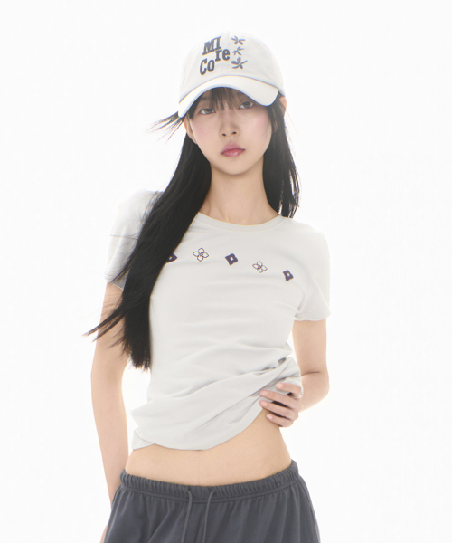 CALI BALL CAP PALE GREY