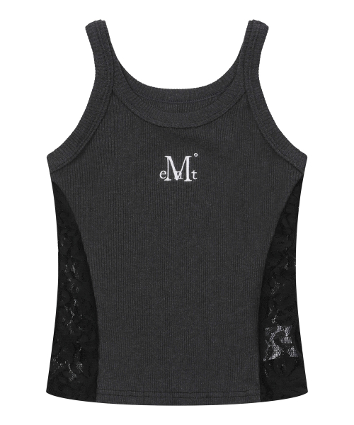 LUCIA LACE PANEL SLIM SLEEVELESS (3COLOR)