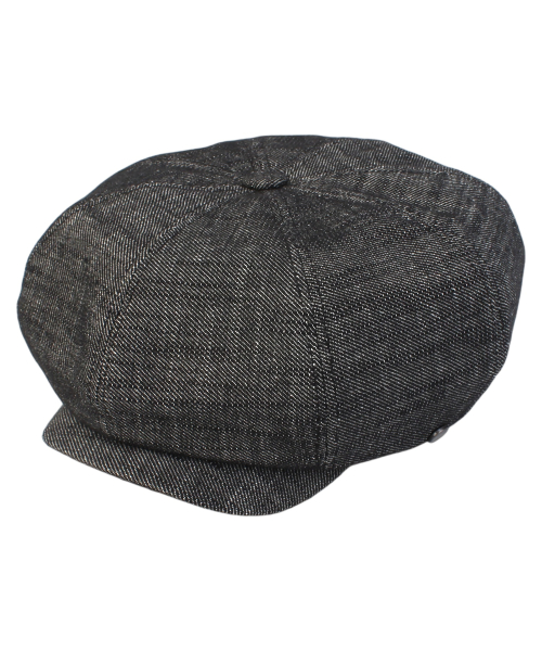 Overfit Logo Black Newsboy Cap 뉴스보이캡