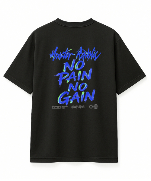 NO PAIN NO GAIN Tシャツ ブルー Mサイズ MUSINSA公式 | MONSTER REPUBLIC ノーペインノーゲイン オーシャン