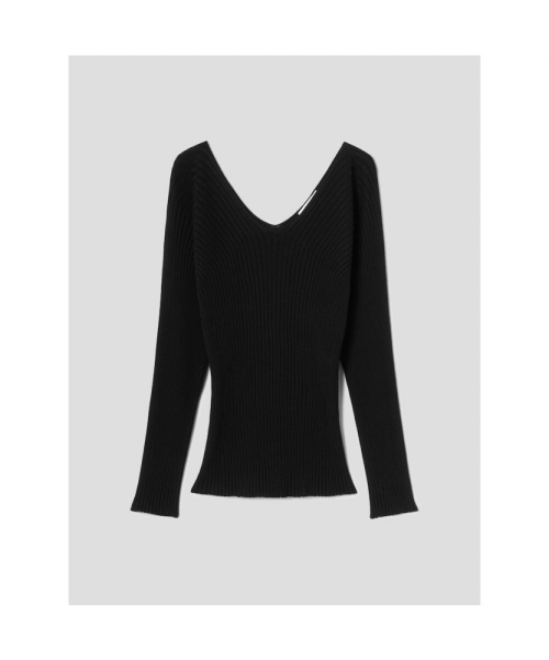 Delia Knit Top Black (TA6151A035)