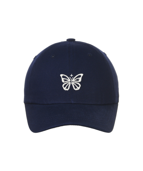 MINI BUTTERFLY BLINK BALL CAP_NAVY CREAM