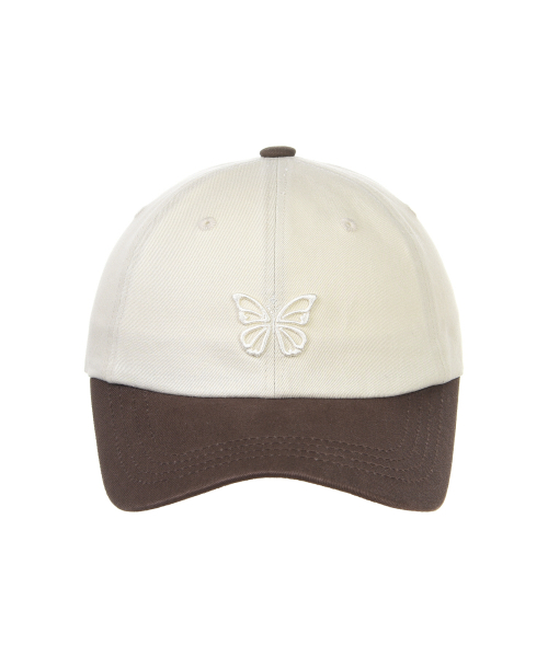 MINI BUTTERFLY BLINK BALL CAP_TWOTONE BROWN