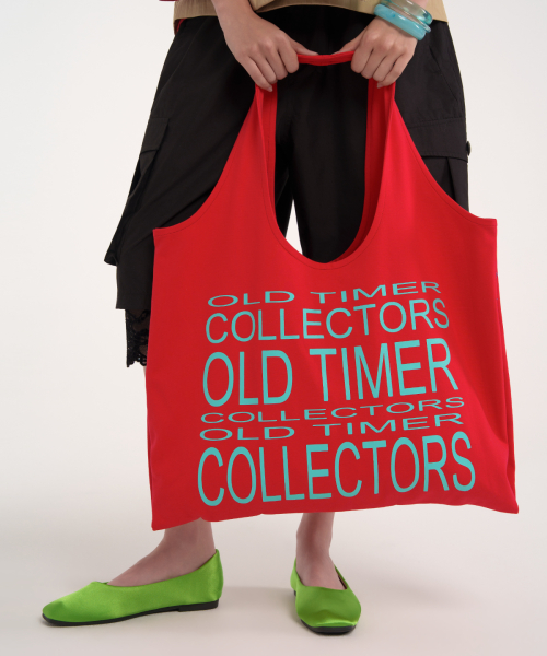 Big old timer market bag (red)