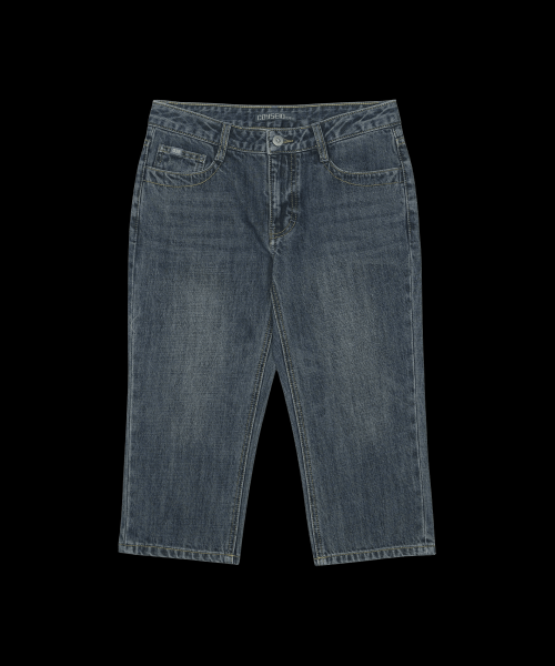 038 LOW CAPRI JEANS BLUE