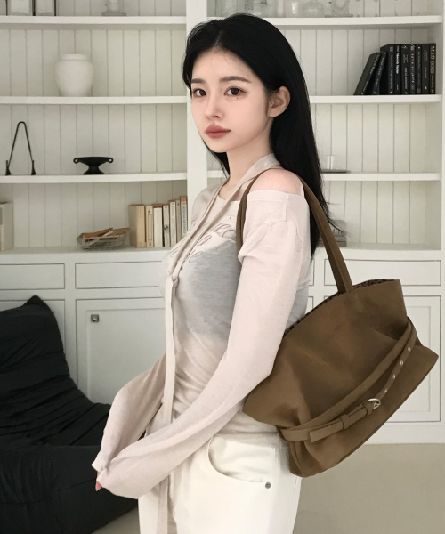 MELLOW REVERSIBLE BELT TOTE BAG_8COLOR
