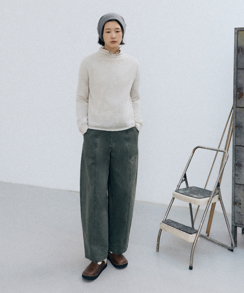 dew wholegarment pullover (ivory)