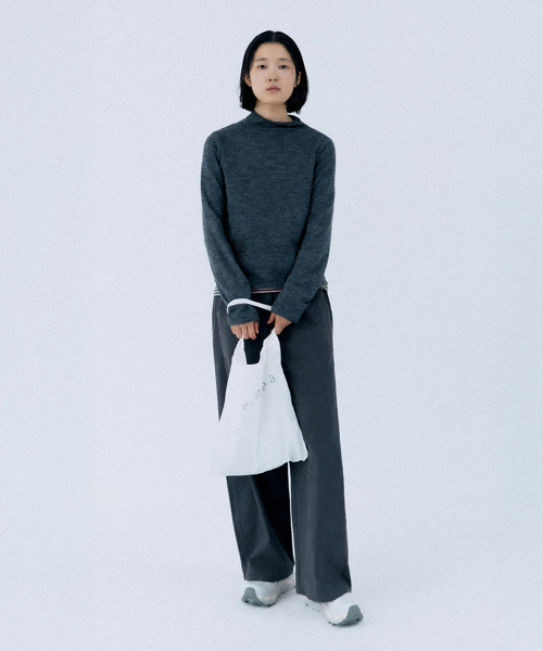 dew wholegarment pullover (charcoal)