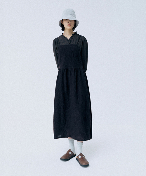 momen knit one-piece (brown)