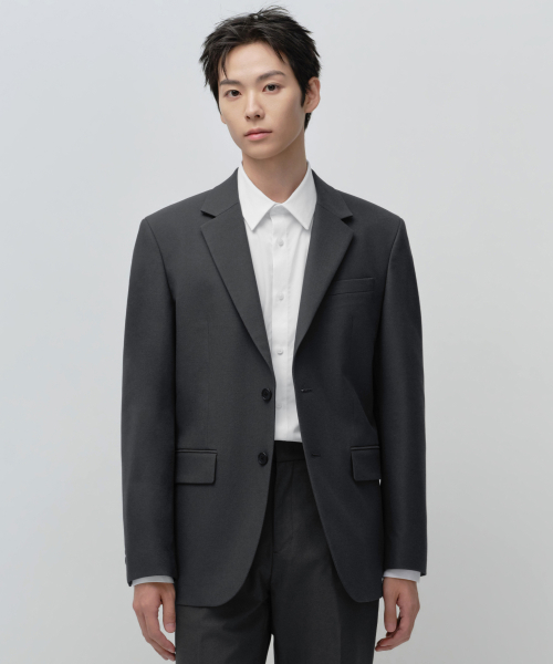 휩코드 릴렉스드 베이식 블레이저 [그레이]
